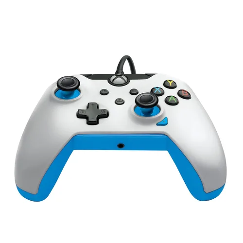 Vista 11 de PDP Wired Controller Ion White for Xbox Series XS, Gamepad, Wired Video Game Controller, Gaming Controller, Xbox One, Officially Licensed - Xbox
