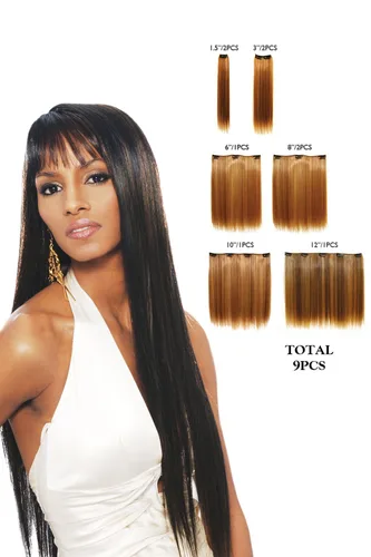 Vista 2 de CLIPW14-V (Vivica A. Fox) - Extensión con clip de fibra Futura en 2 MARRÓN MÁS OSCURO