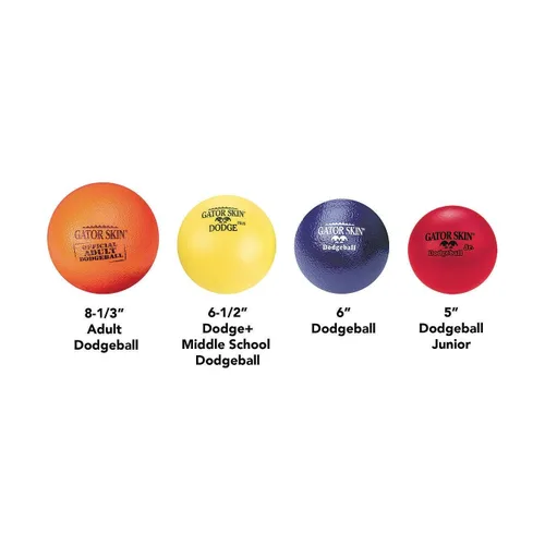 Vista 5 de Pelotas de espuma con revestimiento de poliuretano de 5 pulgadas de S&S Worldwide Gator Skin Junior. Pelotas suaves para niños sin picaduras