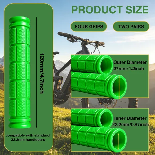 Vista 27 de 2 pares de empuñaduras para manillar de bicicleta para bicicletas