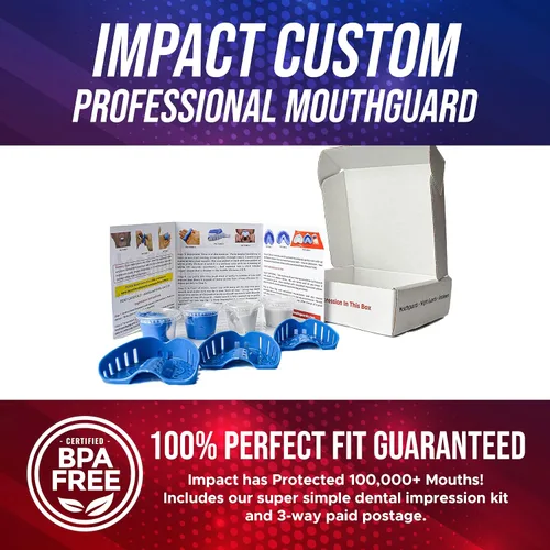 Vista 3 de Protector bucal profesional resistente a altos impactos, amoldable para MMA, boxeo y Muay Thai, negro, M/ L