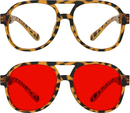 Vista 47 de Eyekepper Gafas de luz azul para hombre y mujer, paquete de 6 lentes Pilot Paquete de 6 color mezclado