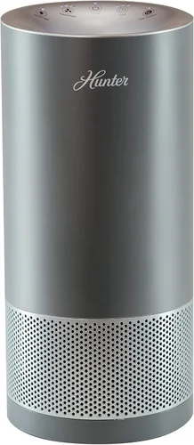 Vista 14 de Hunter Fan Company HP400 - Purificador de aire de torre redonda para habitaciones pequeñas, con filtración HEPA verdadera y prefiltro EcoSilver®