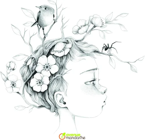 Vista 8 de Avenue Mandarine Libro para colorear Coloriage Wild 3 de Emmanuelle Colin