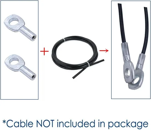 Vista 2 de Accesorios para máquina de gimnasio J Bryant para cable de 5mm/6mm, componentes de interfaz de parada de bola, cable de cuerda de alambre