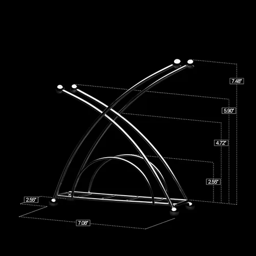 Vista 3 de Servilleteros de acero inoxidable para mesas - Servilleteros para cocina, servilleteros de mesa, servilleteros de cóctel, moderno servilletero
