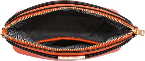 Vista 6 de FashionPuzzle Saffiano Bolso bandolera pequeño con correa de cadena