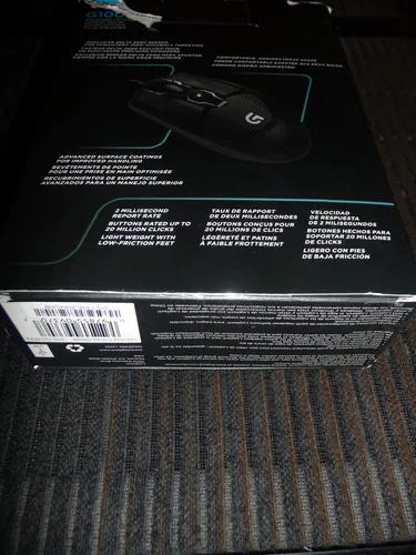 Vista 2 de Logitech G100s Óptico Gaming Mouse Negro ratón