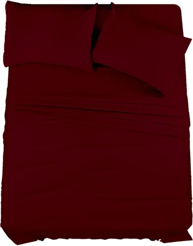 Vista 11 de Juego de cama de 5 piezas, 100% algodón egipcio de 600 hilos, fundas de almohada y sábana bajera con bolsillo extra profundo, ropa de cama suave