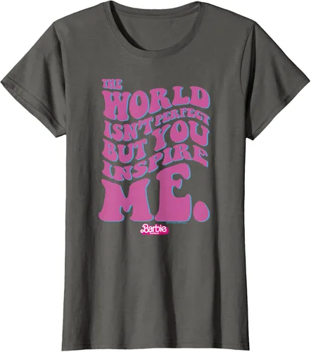 Vista 5 de Barbie Camiseta The Movie - You Inspire Me, Negro