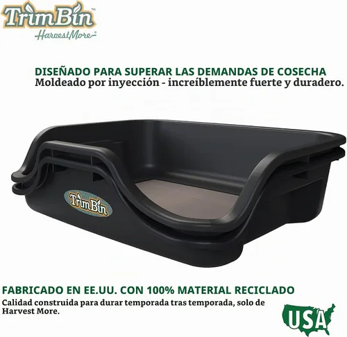Vista 4 de Harvest More Kit completo de cubo con tijeras para fregador, color negro