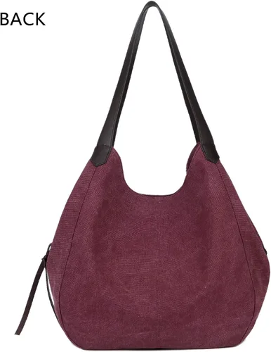 Vista 2 de ArcEnCiel Bolsos de lona para mujer, bolsos de hombro, M