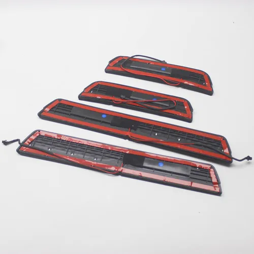 Vista 8 de Vestiduras de placa de metal protectora para umbral de puerta, estilo de moda para Honda CR-V CRV