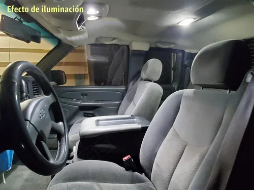 Vista 3 de Kit de 12 luces LED interiores blancas para Chevrolet Silverado/GMC Sierra 2007 2008 2009 2010 2011 2012 2013 paquete de iluminación LED interior +