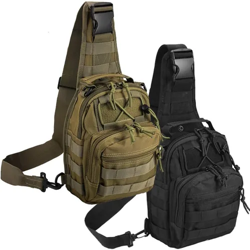 Vista 14 de Mochila táctica de hombro, 1000D, bandolera militar para exteriores
