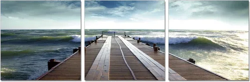 Vista 29 de Furinno Senia Impresión artística en formato tríptico para colgar en la pared