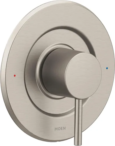 Vista 13 de Moen Align Manija de palanca única de ducha con equilibrio de presión en oro cepillado, requiere válvula Posi-Temp, T2191BG