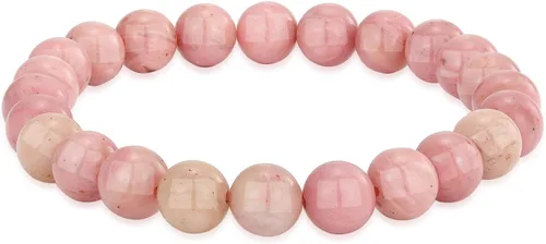Vista 54 de Crystal Vibe Pulseras de cuentas de 0.315 in para mujeres y hombres, pulseras de cristal con piedras preciosas naturales, tamaño elástico ajustable