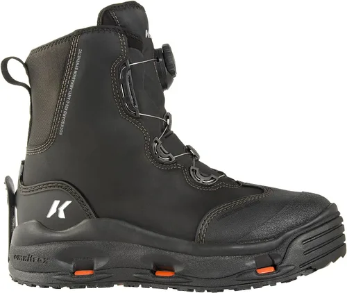 Vista 5 de Korkers Devil's Canyon Wading Botas - atléticas y guantes, incluye fieltro intercambiable y suelas Kling-On