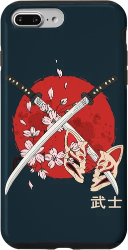 Vista 12 de Carcasa para iPhone 12 mini con espada de Samurai Katana japonesa, diseño de flor de cerezo