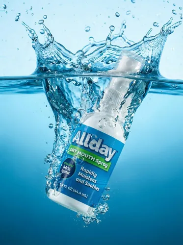 Vista 7 de Allday Spray bucal seco, xilitol de máxima resistencia, acción rápida, no ácido (paquete de 2)