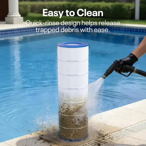 Vista 7 de POOLPURE El filtro de piscina PAP200 reemplaza a Pentair Clean and Clear 200, CC200, Unicel C-9419, Ultral-C5, PP-C5, Filbur FC-0688, R173217