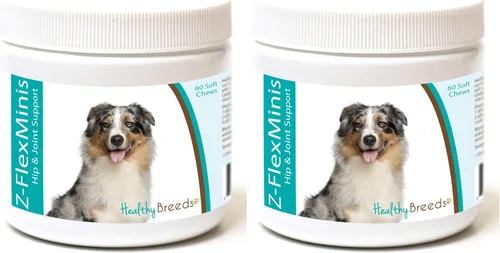 Vista 49 de Healthy Breeds Affenpinscher Z-Flex Minis - Masticables suaves para cadera y articulaciones, 60