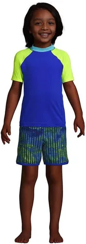 Vista 4 de Lands' End Bañador deportivo Hydroliner Stretch para niños