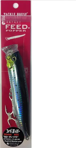 Vista 41 de TACKLE HOUSE Feed Popper 175, Señuelos de pesca de atún de agua salada, Topwater, GT, Bonito, Yellowtail, Yellowfin, Atún rojo, flotante
