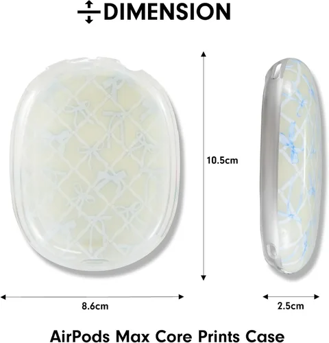 Vista 2 de Sonix Funda Protectora para Auriculares AirPods Max Lazos Azules