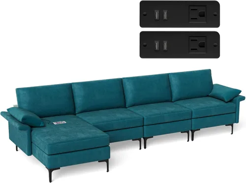 Vista 13 de Giantex Juego de 2 sofás individuales, silla decorativa, con cómodo cojín de 5 pulgadas, reposabrazos con cremallera, patas de acero, sillón de sala