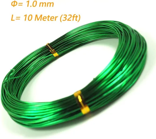 Vista 4 de Kebinfen® Kit de alambre de entrenamiento para bonsái para árbol bonsái, con cortador de alambre de bonsái, tamaño de los alambres de bonsái 0.039