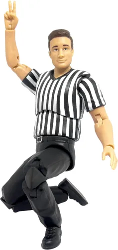 Vista 4 de Árbitro definitivo con articulación de lujo para figuras de acción de lucha libre Cuenta con más de 20 puntos de articulación, incluye 11 manos