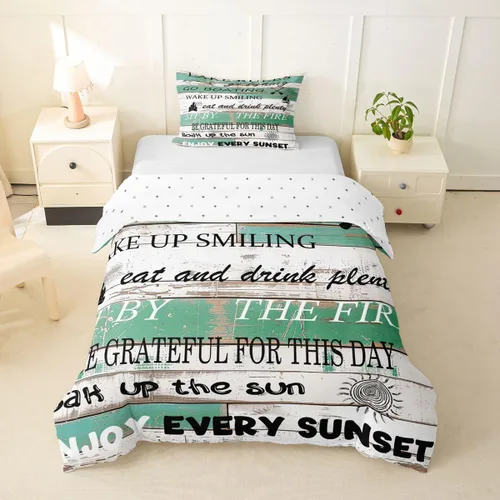 Vista 16 de Erosebridal Funda de edredón de ancla náutica, juego de ropa de cama con brújula oceánica, tamaño individual para niños, adolescentes, adultos