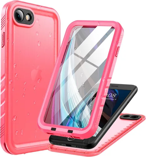 Vista 91 de Cozycase TOP - Funda impermeable militar IP68 para iPhone XR, resistente 360 a prueba de golpes, cuerpo completo, con protector de cámara