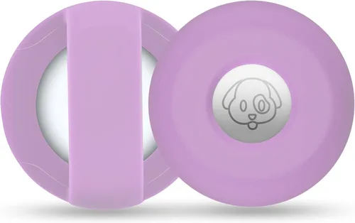 Vista 26 de Cibaabo - Soporte de AirTag para collar de mascota, con funda de silicona, para collar de mascota de 0.8 a 1.2 pulgadas