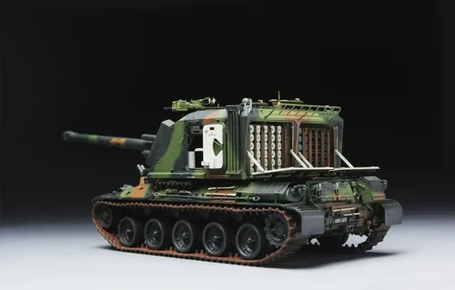 Vista 6 de Meng Models Obús autopropulsado francés AUF1 de 4.528 in, escala 1/35