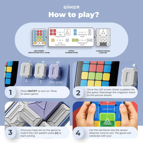 Vista 21 de GiiKER Super Slide Puzzle Game, más de 500 desafíos, juguete STEM para mayores de 6 años
