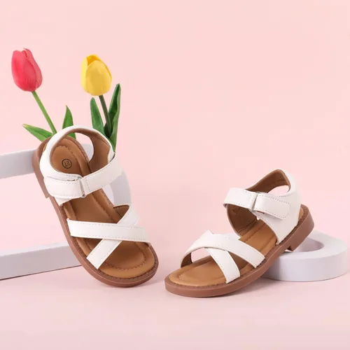 Vista 2 de PATPAT Sandalias para niñas pequeñas, sandalias para niños pequeños elegantes y cómodas ligeras y duraderas Sandalias de agua para niñas y niños