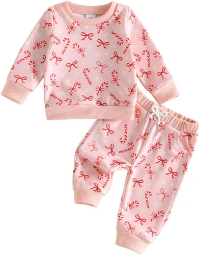 Vista 8 de Kaipiclos Ropa de Otoño e Invierno para Bebé Niña Conjunto de Sudadera para Niña Pequeña Sudadera con Estampado Floral Camisa de Manga Larga Top