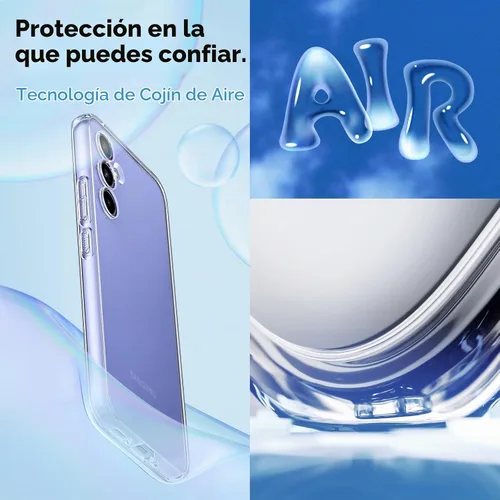 Vista 4 de Spigen Cristal líquido diseñado para Galaxy A54 5G Case (2023) - Cristal transparente
