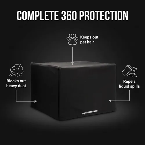 Vista 5 de DigitalDeckCovers Cubierta antipolvo y protector para impresora HP LaserJet Pro MFP 4101 y M426 / M427 / M428 / M429 (modelos: dw / fdn / fdw)