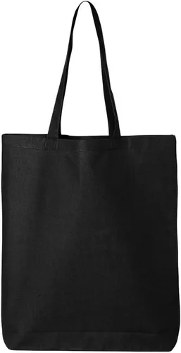 Vista 3 de shop4ever Cali White Bear Cotton Tote California Bolsa de compras reutilizable Eco