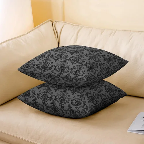 Vista 66 de Guitar Print Double Sides Print Pillow Covers 16"x16",Music Themed Bass Instruments Pillowcase Soft Square Cushion Cases,Rustic Music Score Note