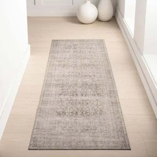 Vista 30 de nuLOOM Aether - Alfombra de área con medallón marrón, 8 x 10 pies Éter Marrón