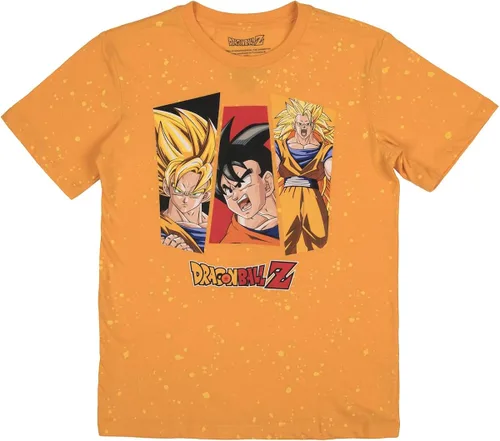 Vista 4 de Dragon Ball Z - Paquete de 2 camisetas de manga corta con cuello redondo para niño