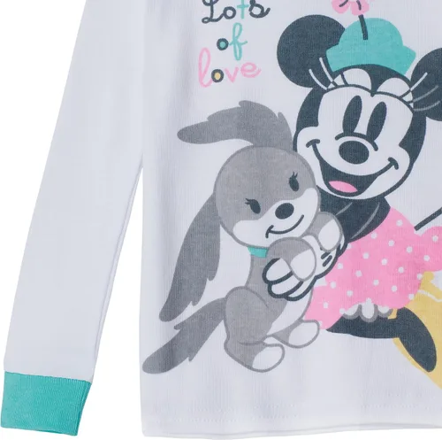 Vista 9 de Disney Pijama de algodón ajustado de Minnie Mouse para bebé niña