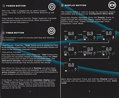 Vista 9 de Fuente de alimentación del tatuaje TPower T-400