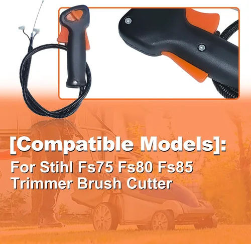 Vista 3 de Soporte de interruptor de mango de cable del gatillo del acelerador para Stihl Fs75 Fs80 Fs85 Trimmer Brush Cutter