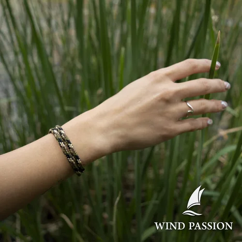 Vista 30 de Wind Passion Pulsera para hombre con cuerda mono con estilo náutico trenzado